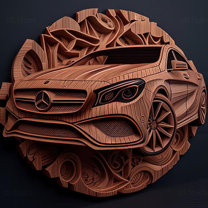 3D модель Mercedes Benz CLA (STL)
